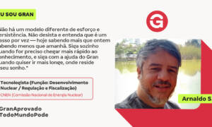 Ao chegar do trabalho, Arnaldo S. estudava até 1h da manhã