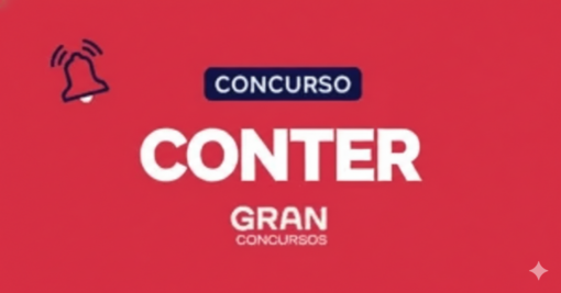 Concurso CONTER: 310 vagas abertas até dia 22/06!