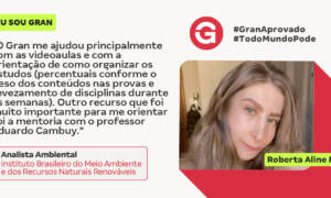 Com a aprovação, Roberta Aline M. transformou a sua vida!