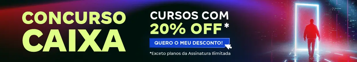 [Desconto curso avulso] Caixa – Cabeçalho
