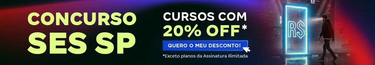 [Desconto curso avulso] SES SP – Cabeçalho