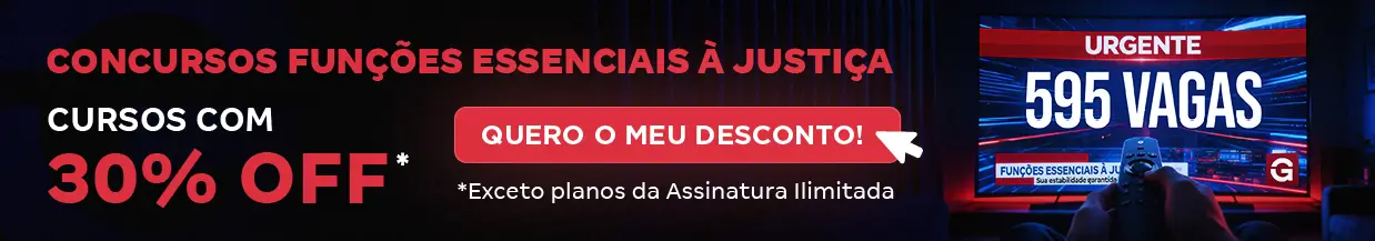 [Preparatórios] Concursos Funções Essenciais à Justiça – Cabeçalho