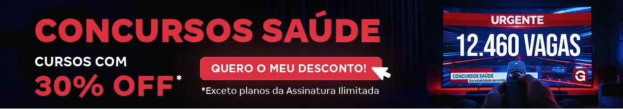 [Preparatórios] Concursos Saúde – Cabeçalho