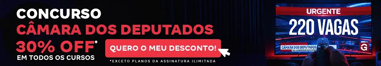 [Desconto curso avulso] Câmara dos Deputados – Cabeçalho