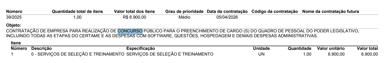 concurso Câmara São Miguel do Oeste SC: banca em definição