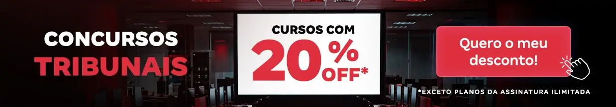 [Preparatórios] Concursos Tribunais – Cabeçalho