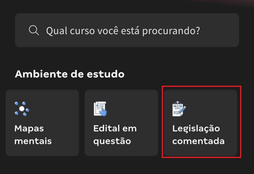 Legislação Comentada: como acessar pelo aplicativo
