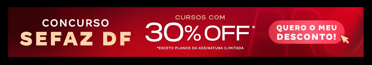 [Desconto curso avulso] Sefaz DF – Cabeçalho
