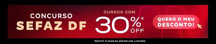 [Desconto curso avulso] Sefaz DF – Post