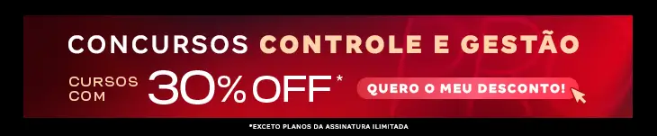[Preparatórios] Concursos Controle e Gestão – Post