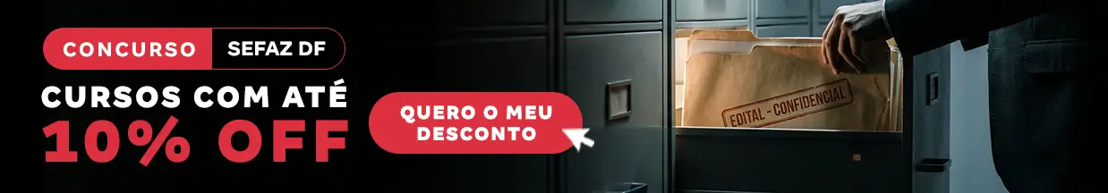 [Desconto curso avulso] Sefaz DF – Cabeçalho