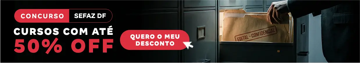 [Desconto curso avulso] Sefaz DF – Cabeçalho