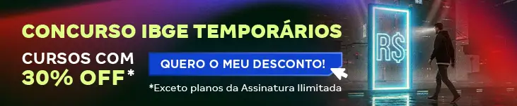 [Desconto curso avulso] IBGE Temporários – Post