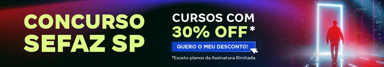 [Desconto curso avulso] Sefaz SP – Cabeçalho