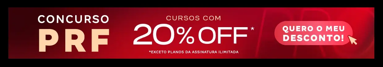 [Desconto curso avulso] PRF – Cabeçalho