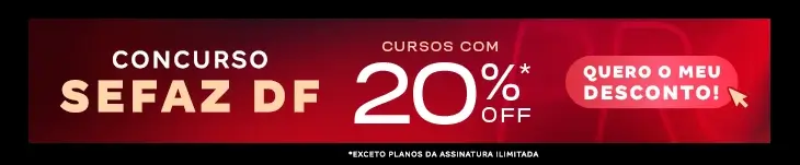 [Desconto curso avulso] Sefaz DF – Post