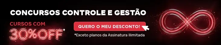 [Preparatórios] Concursos Controle e Gestão – Post