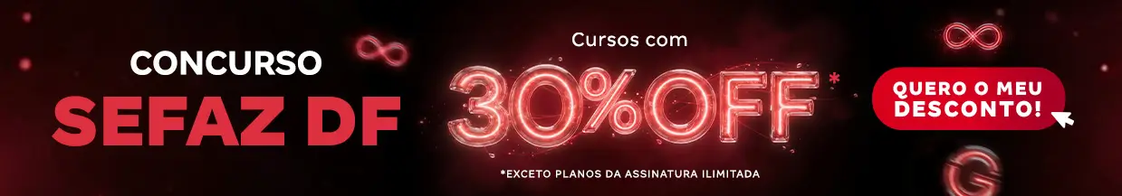 [Desconto curso avulso] Sefaz DF – Cabeçalho