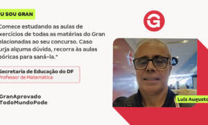 Iniciando os estudos no pós-edital, Luiz Augusto P. foi aprovado!
