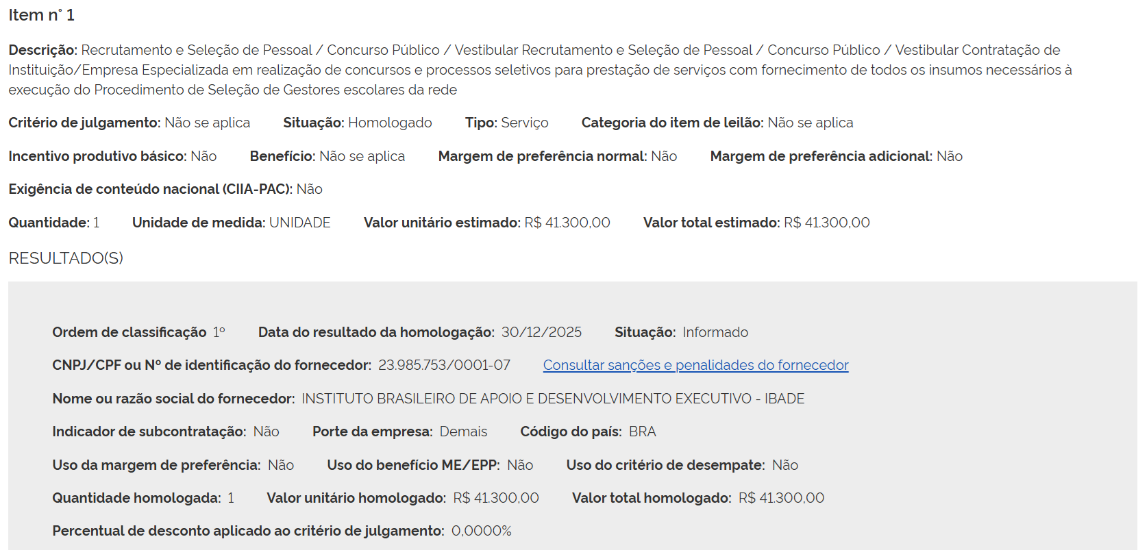 concurso SME Porto Velho RO: banca definida