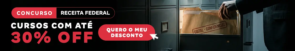 [Desconto curso avulso] Concurso Receita Federal – Cabeçalho