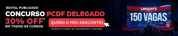 [Desconto curso avulso] Concurso PCDF Delegado – Post
