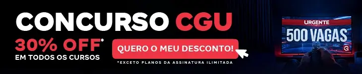[Desconto curso avulso] Concurso CGU – Post