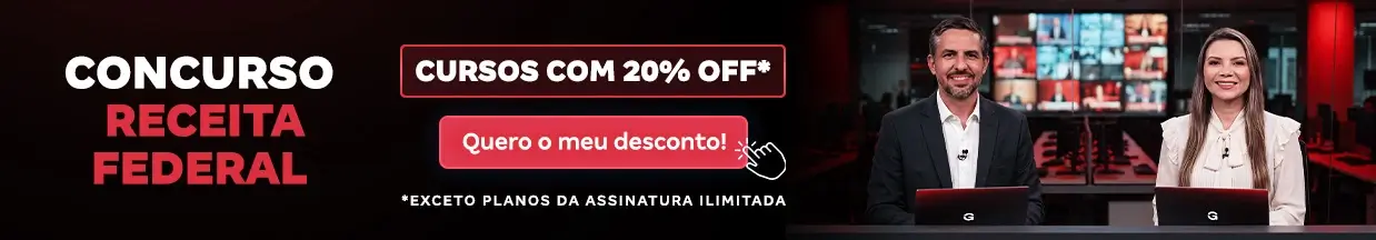 [Desconto curso avulso] Concurso Receita Federal – Cabeçalho