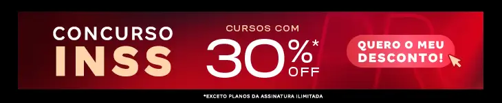 [Desconto curso avulso] Concurso INSS – Post