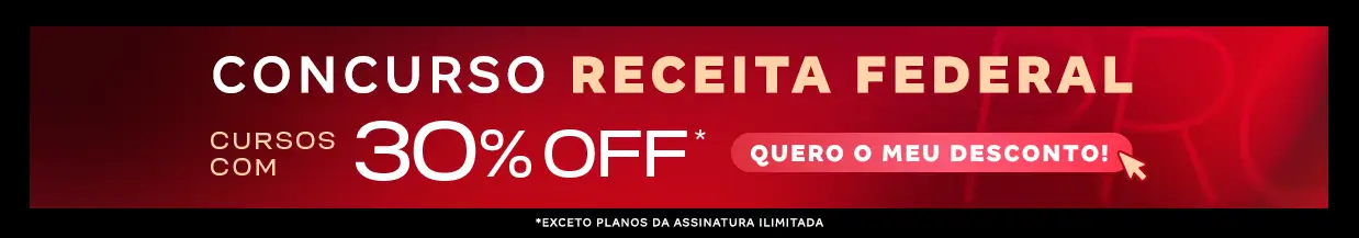 [Desconto curso avulso] Concurso Receita Federal – Cabeçalho