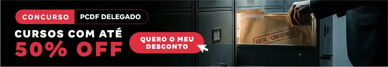 [Desconto curso avulso] Concurso PCDF Delegado – Cabeçalho