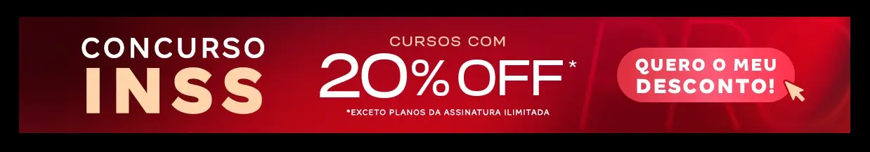 [Desconto curso avulso] Concurso INSS – Cabeçalho
