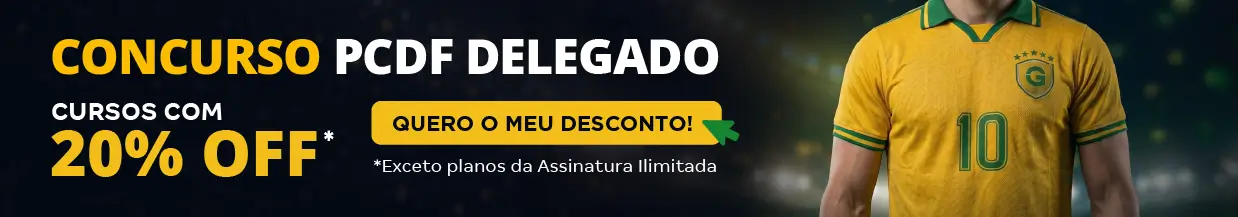 [Desconto curso avulso] Concurso PCDF Delegado – Cabeçalho