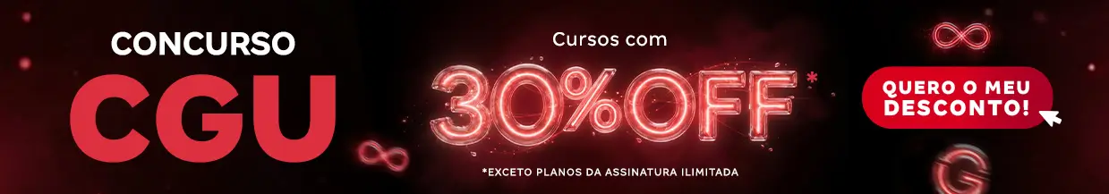[Desconto curso avulso] Concurso CGU – Cabeçalho