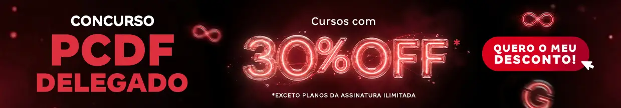 [Desconto curso avulso] Concurso PCDF Delegado – Cabeçalho