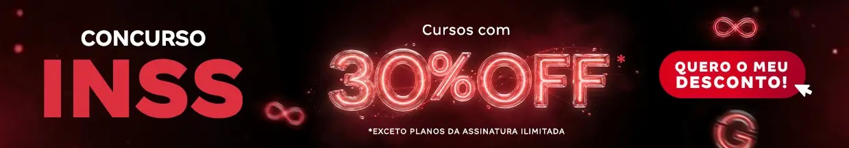 [Desconto curso avulso] Concurso INSS – Cabeçalho