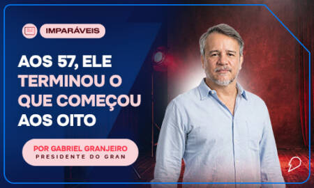 Aos 57, ele terminou o que começou aos oito