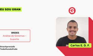 De anos de estudo à aprovação no concurso BNDES: conheça Carlos E.!