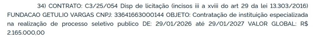 Concurso INB: FGV é a banca