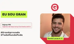 Inspirado pelo avô, Daniel C. venceu as reprovações e passou na SEJUSP MG!