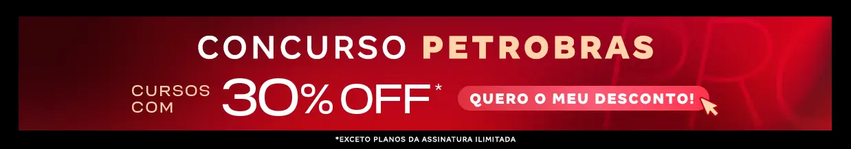 [Desconto curso avulso] Concurso Petrobras – Cabeçalho