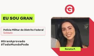 Aprovada na PMDF, Renata P. estudava até a biblioteca fechar!
