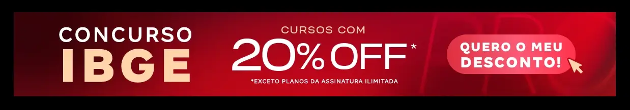[Desconto curso avulso] Concurso IBGE – Cabeçalho