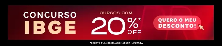 [Desconto curso avulso] Concurso IBGE – Post