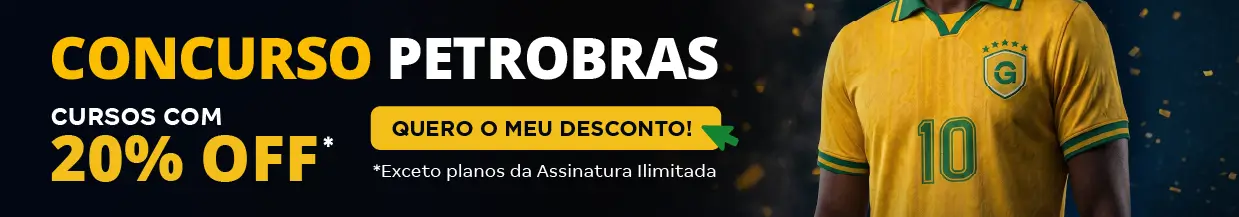 [Desconto curso avulso] Concurso Petrobras – Cabeçalho
