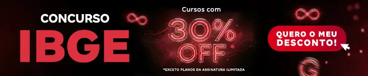 [Desconto curso avulso] Concurso IBGE – Post