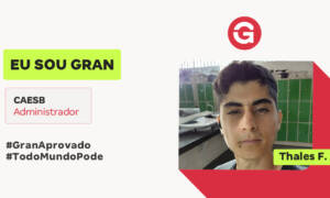 Thales F. venceu os desafios e foi aprovado no Concurso CAESB!