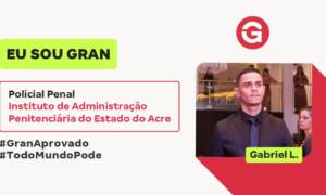 Aprovado, Gabriel L. estudava de 3 a 4 horas por dia!