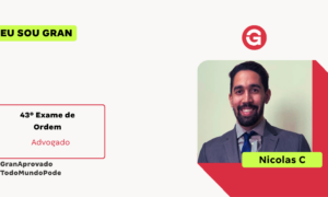 Com uma história de superação, Nicolas C. foi aprovado na OAB!
