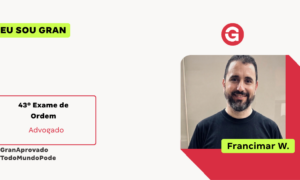 Após uma jornada de 15 anos, Francimar W. foi aprovado na OAB!